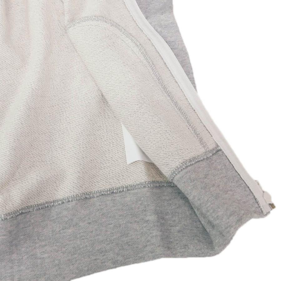 PLAY グレー ジップアップパーカー COMME des GARCONS PLAY プレイコムデギャルソン メンズジップ