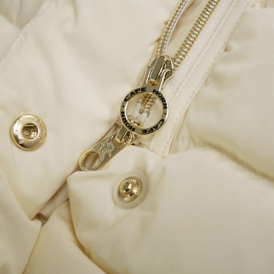 CAPE HORN ケープホーン レディースダウンコート 72572 / SANTACRUZ ECO FUR アイボリー_9