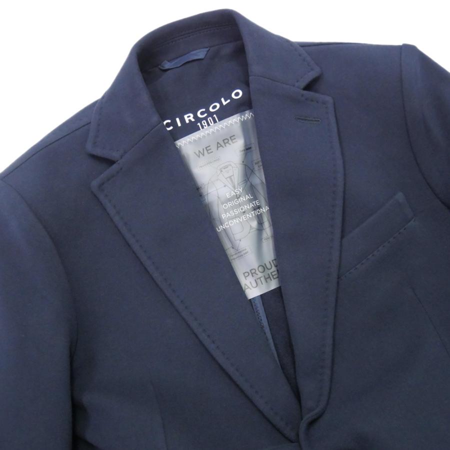 CIRCOLO 1901 / コート/44/ウール/ネイビー/CN1723 CIRCOLO 1901 CIRCOLO1901 チルコロ1901 メンズシングル2Bジャケット