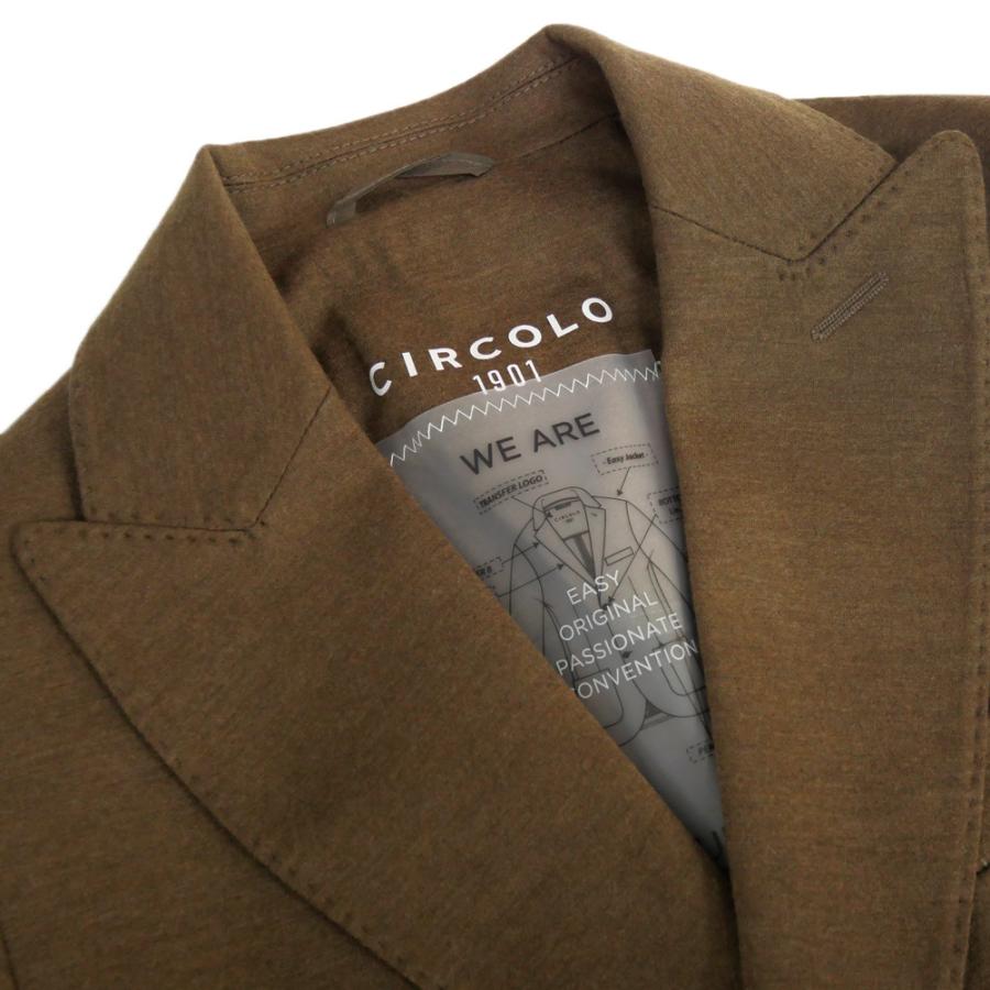 旧作お買い得セール！ CIRCOLO1901 チルコロ1901 ジャケット メンズ ダブル6Bジャケット CN4594 ブラウン CIRCOLO 1901（チルコロ 1901） メンズダブル6Bジャケット CN4594