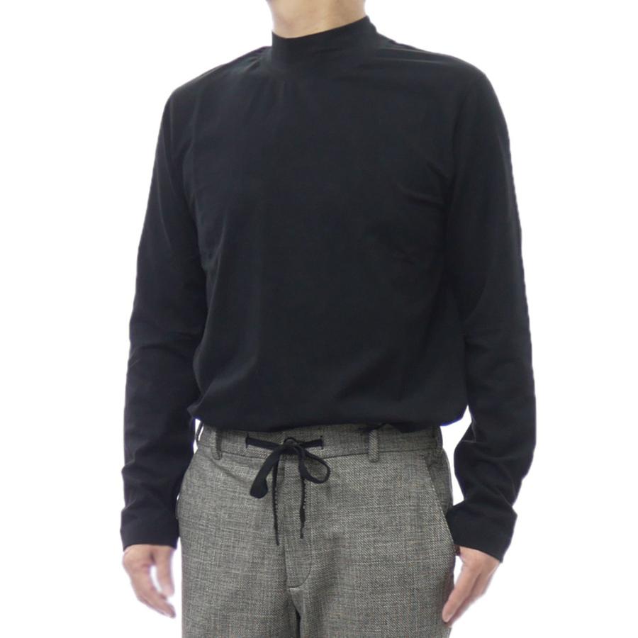 2025 秋冬新作！ CIRCOLO1901 チルコロ1901 Tシャツ メンズ 長袖 モックネック ロンT CN4951 ブラック CIRCOLO 1901（チルコロ 1901） メンズモックネックロングTシャツ