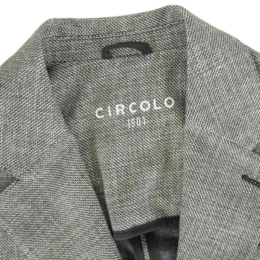 CIRCOLO1901 チルコロ1901 メンズシングル2Bジャケット CN5022 グレーの画像