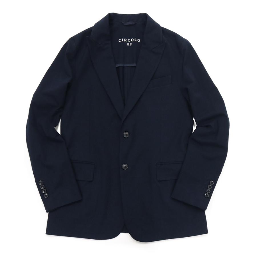 CIRCOLO1901 チルコロ1901 メンズシングル2Bジャケット CN5189 ネイビー 2026春夏新作の画像