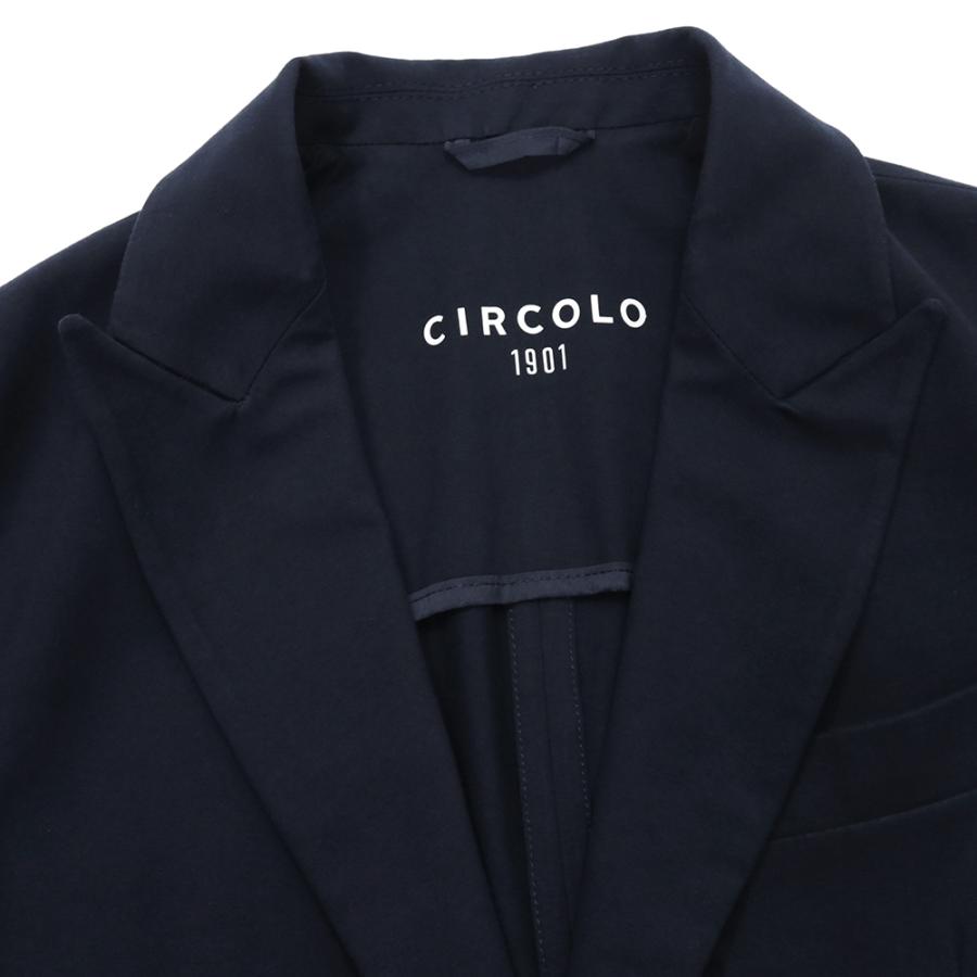CIRCOLO1901 チルコロ1901 メンズシングル2Bジャケット CN5189 ネイビー 2026春夏新作の画像
