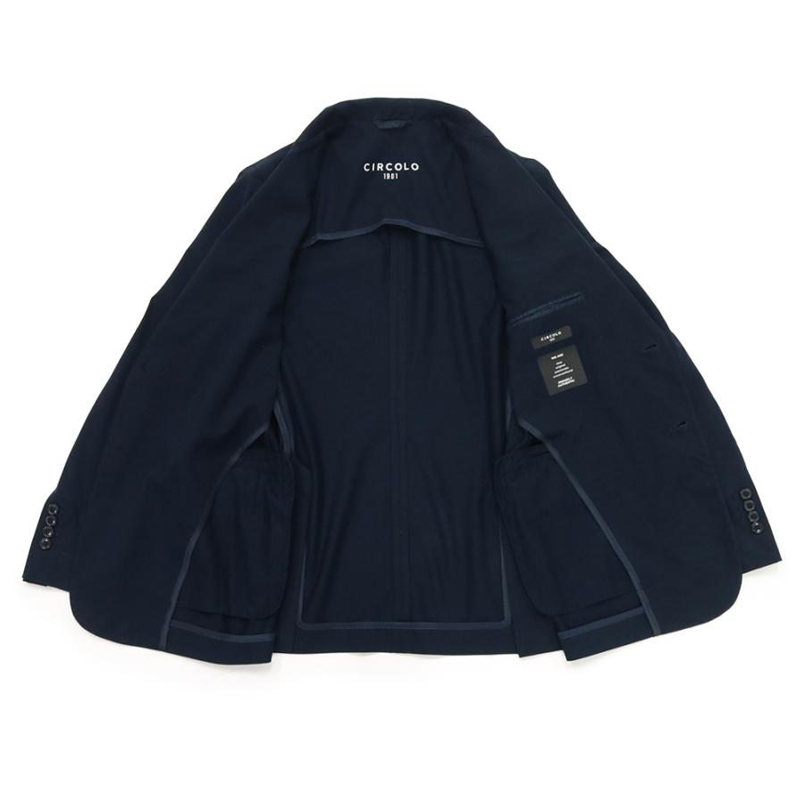 CIRCOLO1901 チルコロ1901 メンズシングル2Bジャケット CN5189 ネイビー 2026春夏新作の画像
