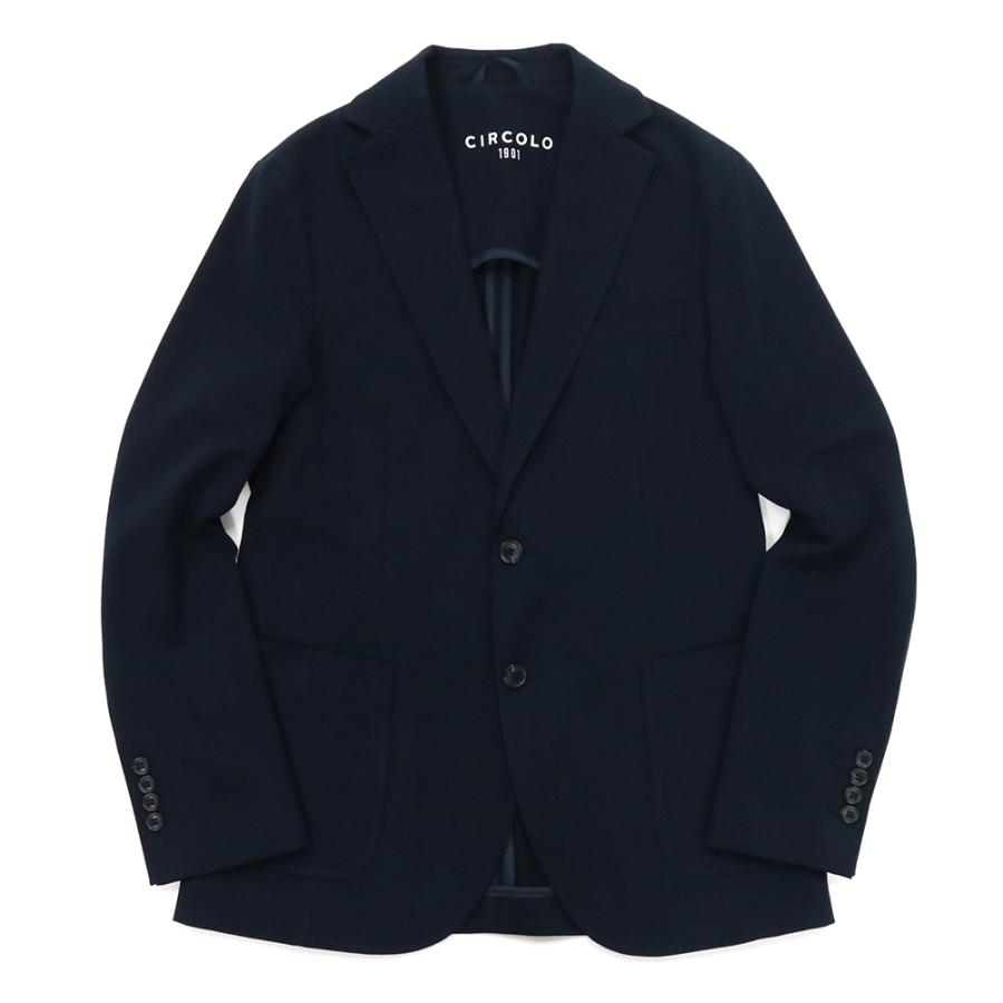 CIRCOLO1901 チルコロ1901 メンズシングル2Bジャケット CN5185 ネイビー 2026春夏新作の画像