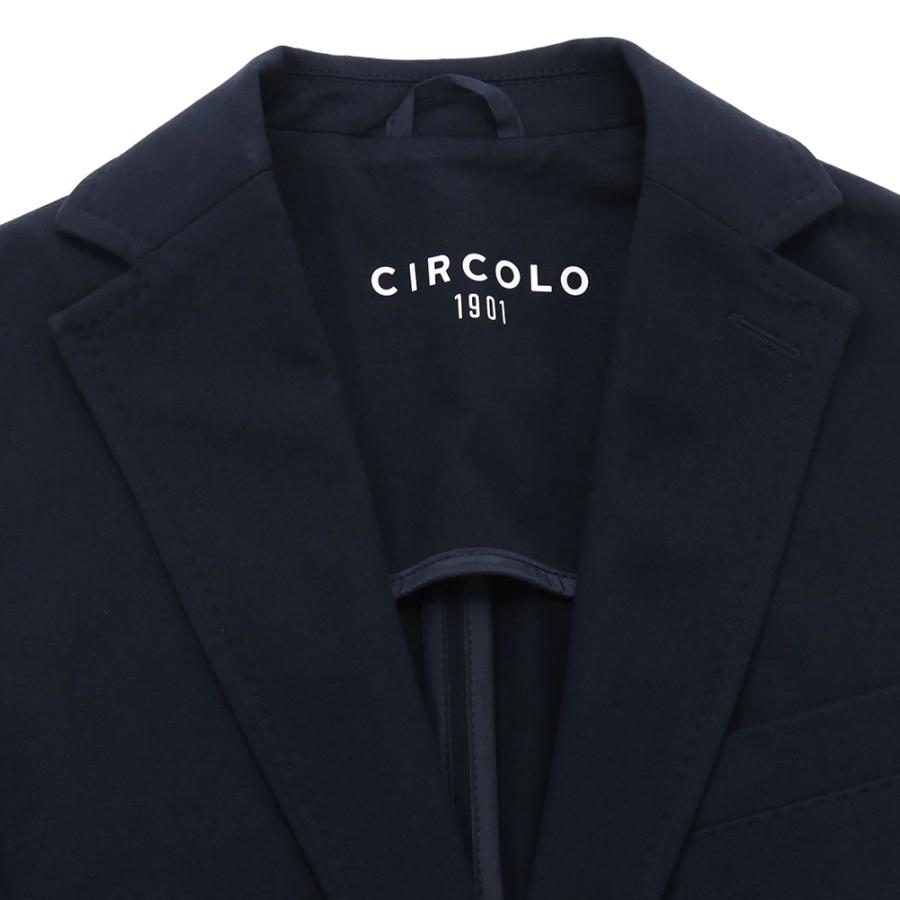 CIRCOLO1901 チルコロ1901 メンズシングル2Bジャケット CN5185 ネイビー 2026春夏新作の画像