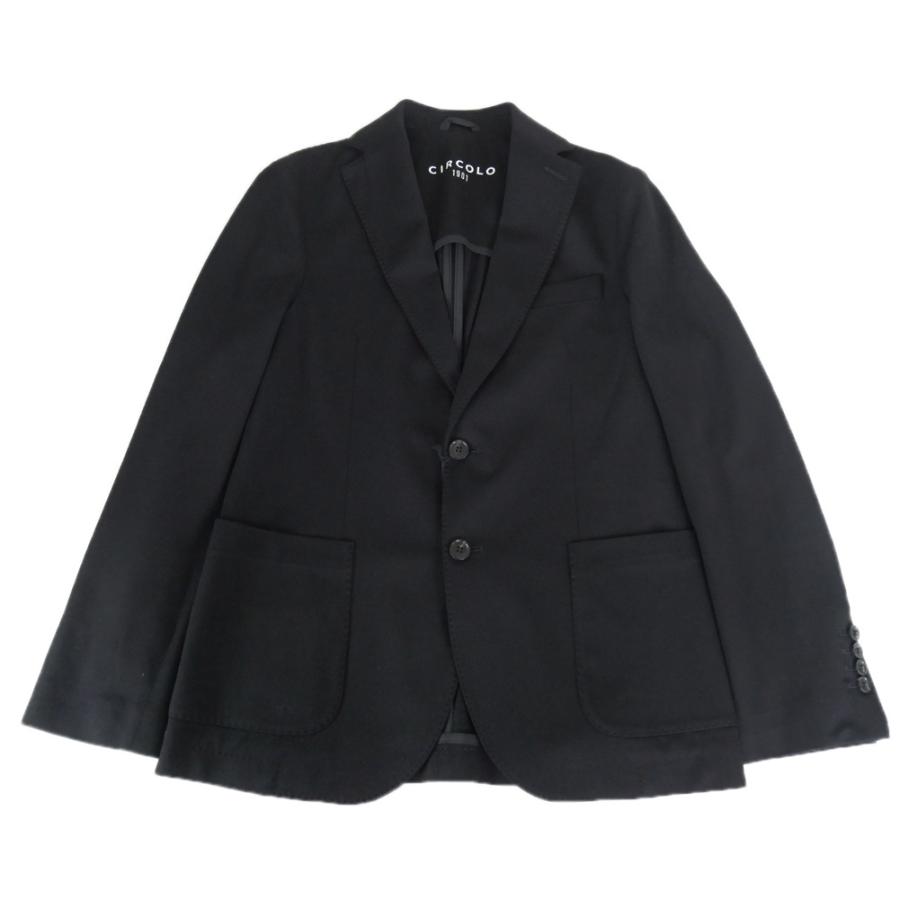 CIRCOLO1901 チルコロ1901 メンズシングル2Bジャケット CN5174 ブラック 2026春夏新作の画像