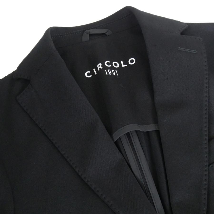 CIRCOLO1901 チルコロ1901 メンズシングル2Bジャケット CN5174 ブラック 2026春夏新作の画像