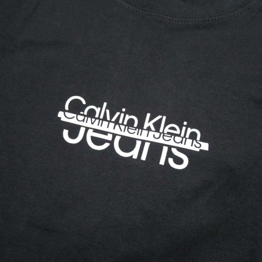 CALVIN KLEIN JEANS カルバンクラインジーンズ メンズクルーネックTシャツ J30J322504 ブラック｜tre-style｜04