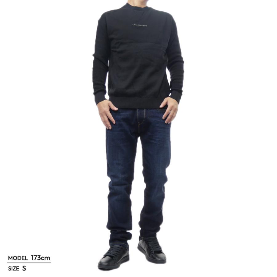 カルバンクラインジーンズ ブラック ニットセーター ロゴ入り 黒 XLサイズ Calvin Klein Jeans CALVIN KLEIN JEANS カルバンクラインジーンズ