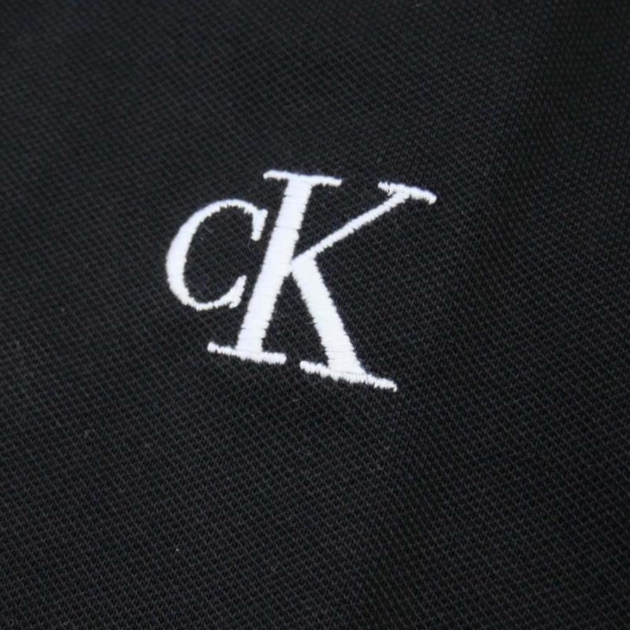 CALVIN KLEIN JEANS カルバンクラインジーンズ メンズ鹿の子ポロシャツ J315603 ブラック /定番人気商品｜tre-style｜04