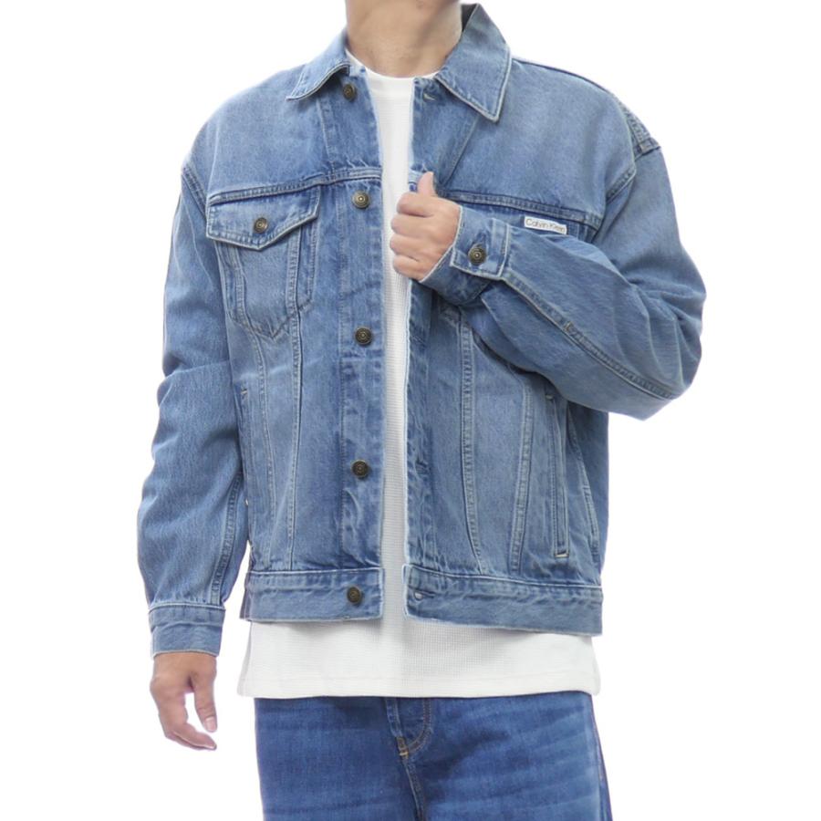 カルバンクライン デニムカバーオール　デニムジャケットブルゾン Calvin Klein - 【美品】カルバンクライン デニムジャケット
