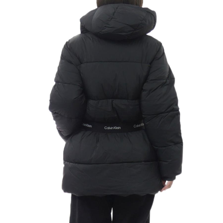 2025 秋冬新作！   JEANS カルバンクラインジーンズ レディース中綿コート 47D507G ブラック 2025秋冬新作 Calvin Klein Jeans（カルバンクラインジーンズ） レディース中綿