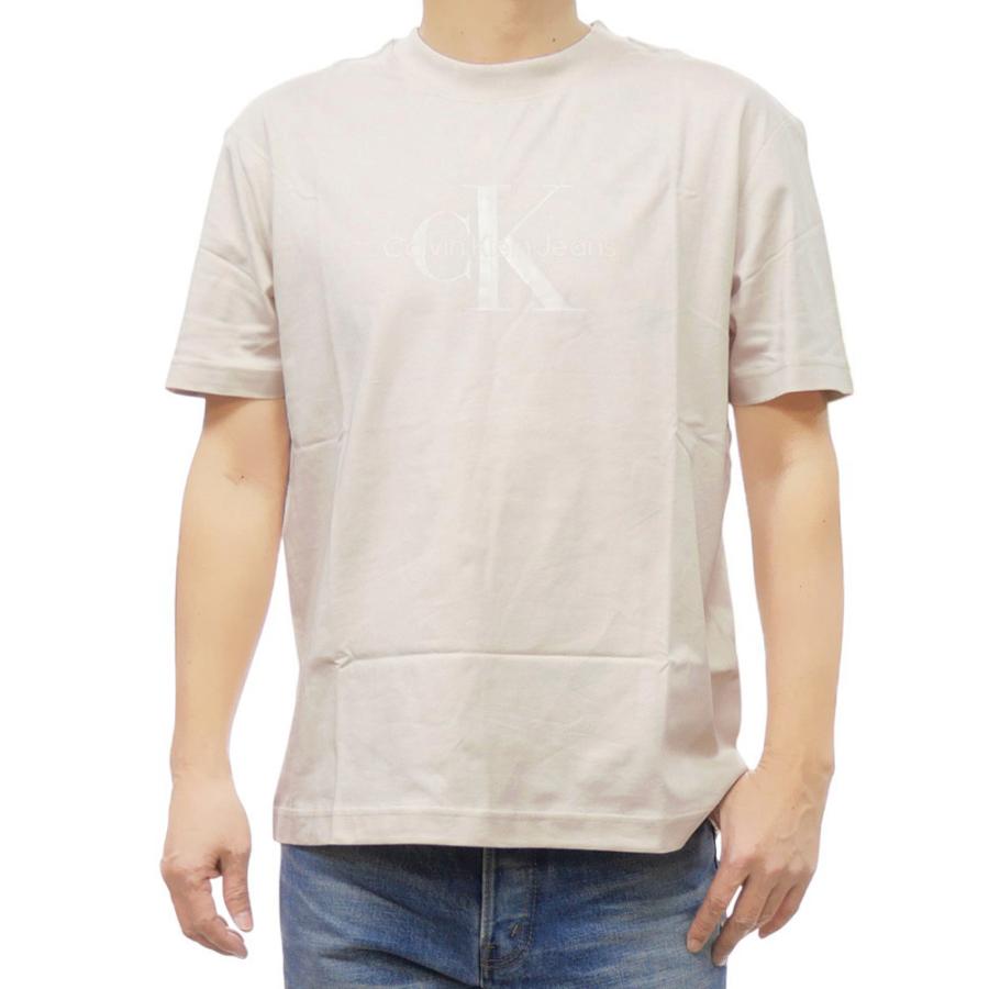 【CK25SS330】  JEANS Tシャツ J327237 CALVIN KLEIN JEANS - Men's oversize T-shirt with contrasting