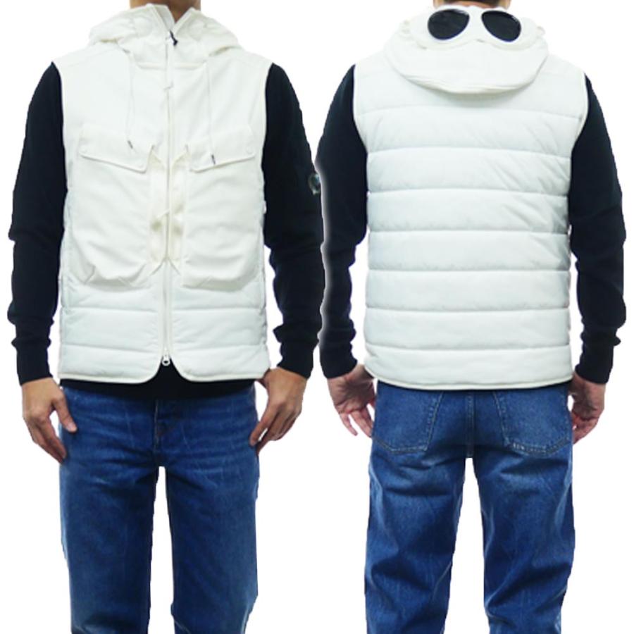 旧作お買い得セール！ C.P. COMPANY シーピーカンパニー 中綿ベスト メンズ 15CMOW018A 006097M ホワイト C.P. COMPANY（シーピーカンパニー） メンズ中綿ベスト 15CMOW018A