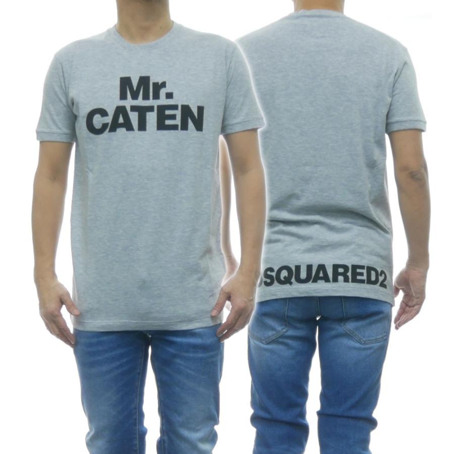 DSQUARED2 ディースクエアード メンズクルーネックTシャツ S74GD0672 S22146 グレー