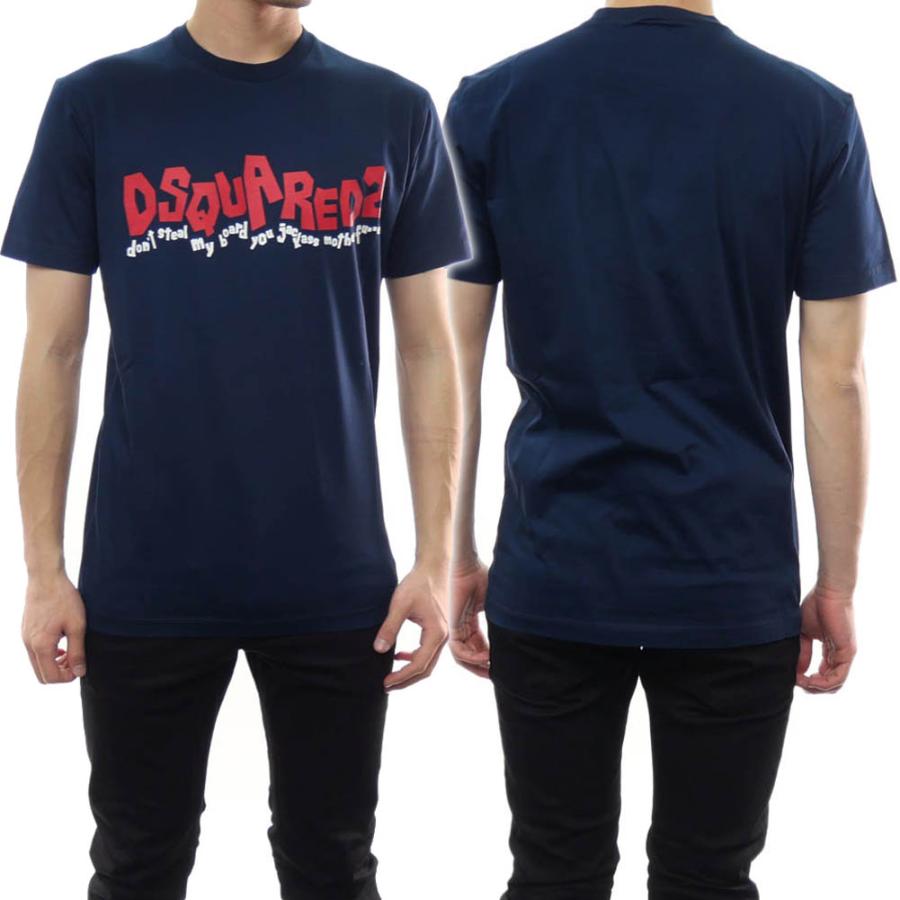 DSQUARED2 ディースクエアード メンズクルーネックTシャツ