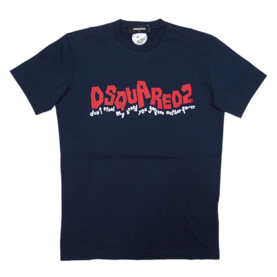 DSQUARED2 ディースクエアード メンズクルーネックTシャツ
