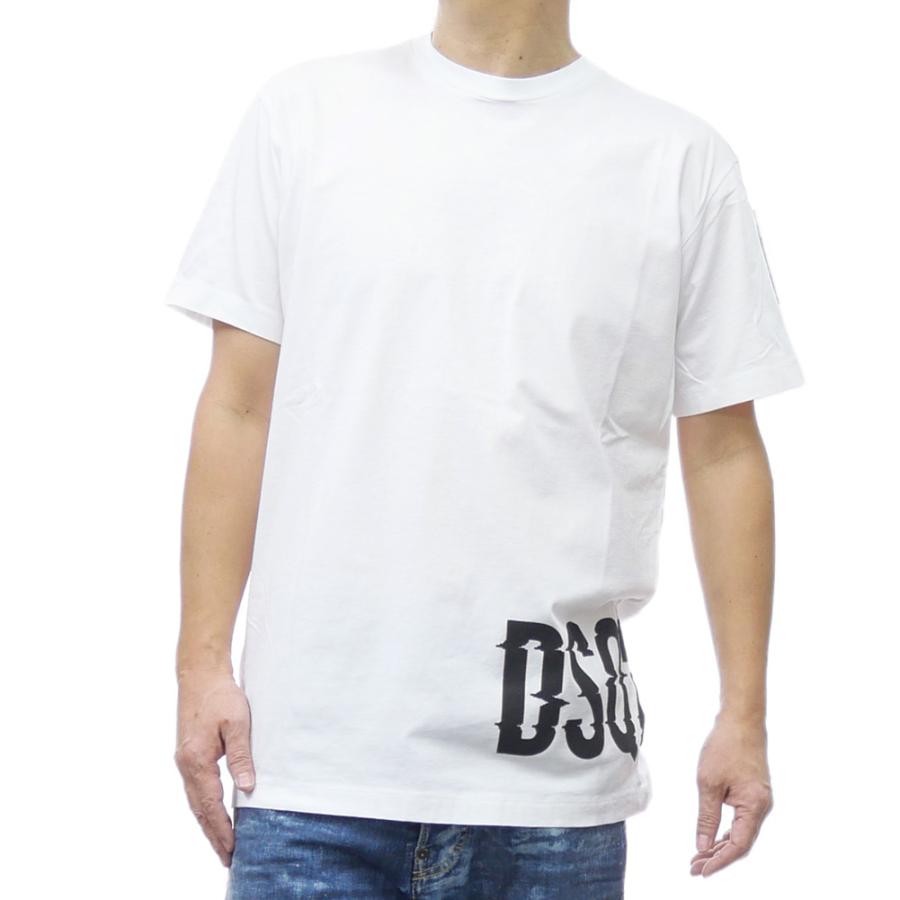 DSQUARED2（ディースクエアード） メンズラウンドネックTシャツ 