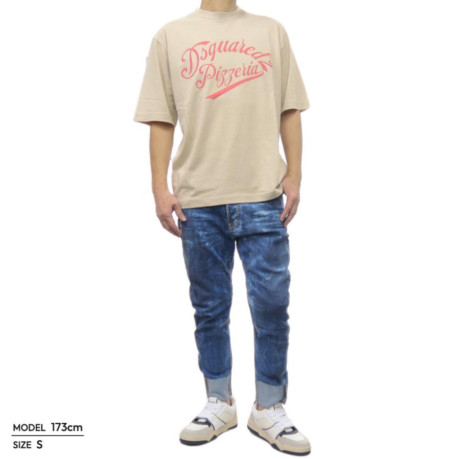 DSQUARED2 ディースクエアード メンズラウンドネックTシャツ S74GD1240