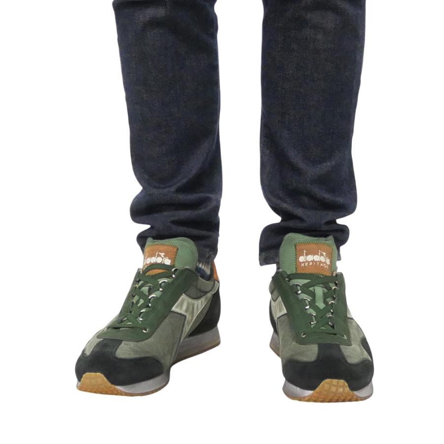 セールSS DIADORA HERITAGE ディアドラ ヘリテージ メンズ スニーカー 靴 シューズ ローカット 181251 01 / EQUIPE DIRTYSWAEVO グリーン diadora HERITAGE（ディアドラヘリテージ） ディアドラ ヘリテージ