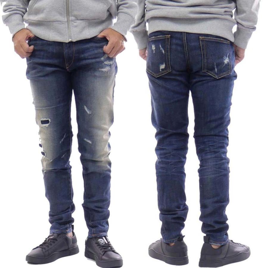 Diesel ディーゼル メンズジーンズ D Strukt 00spw5 00w ブルー Ds19fw141 Tre Style 通販 Yahoo ショッピング