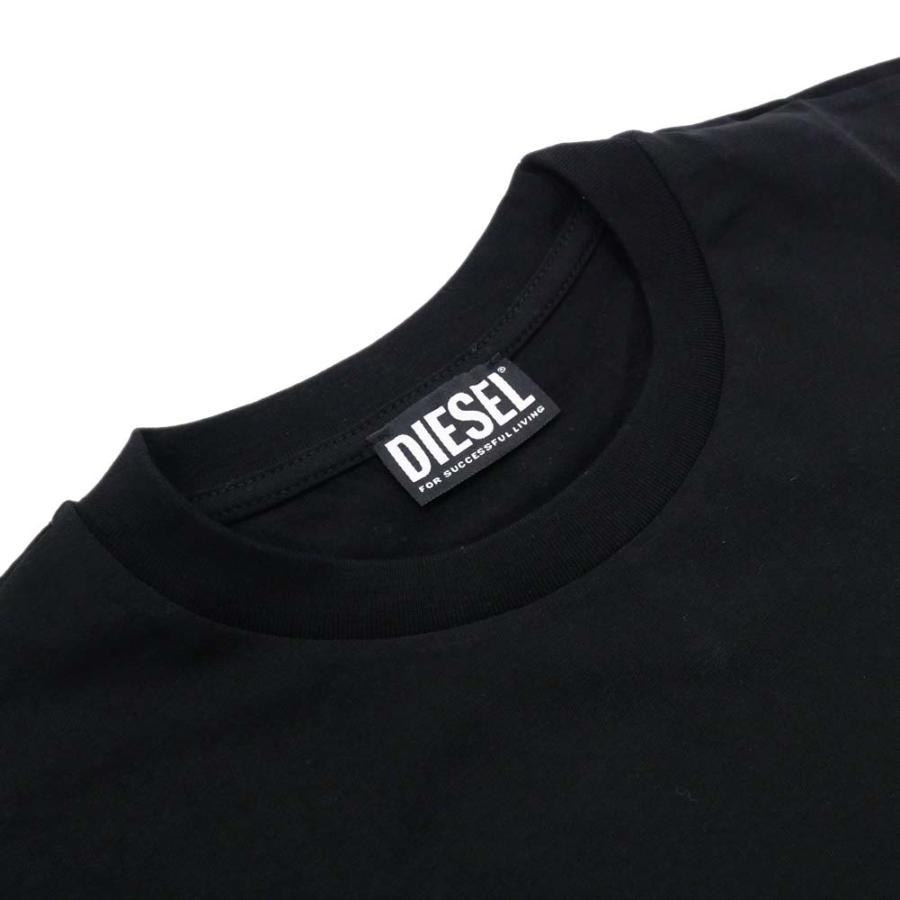 DIESEL ディーゼル メンズクルーネックロングTシャツ T-JUST-LS-B52 