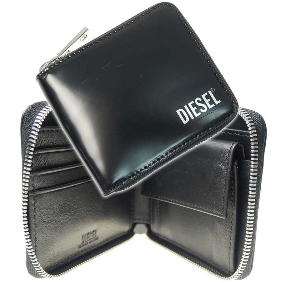 Diesel ディーゼル メンズ二つ折り財布 小銭入れ付き Hiresh Xs Zippi X Ps679 ブラック Ds21fw1 Tre Style 通販 Yahoo ショッピング