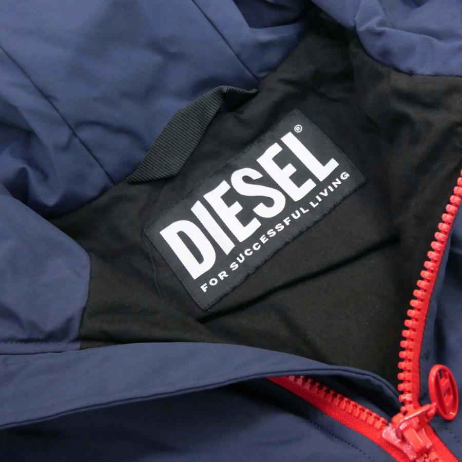 DIESEL ディーゼル メンズナイロンジャケット  A08172 0DGAM / W-HENNEL-MON ネイビー｜tre-style｜03