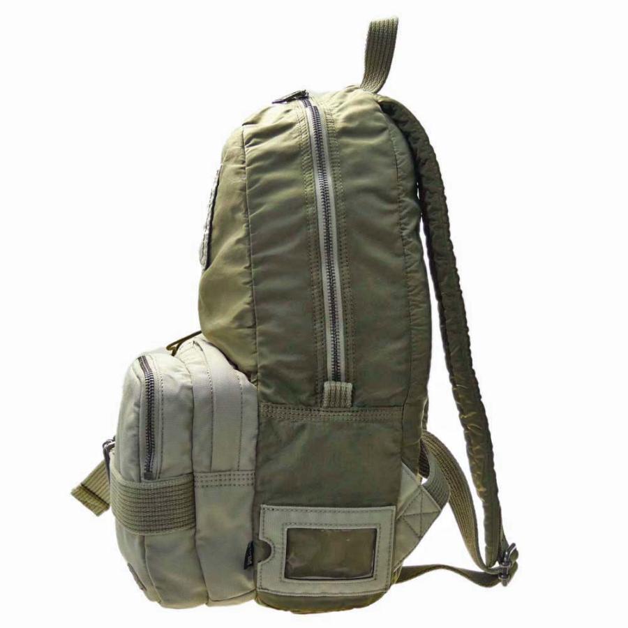 DIESEL ディーゼル バックパック X08938 P4639 / DSL UTILITY BACKPACK カーキ×ホワイト