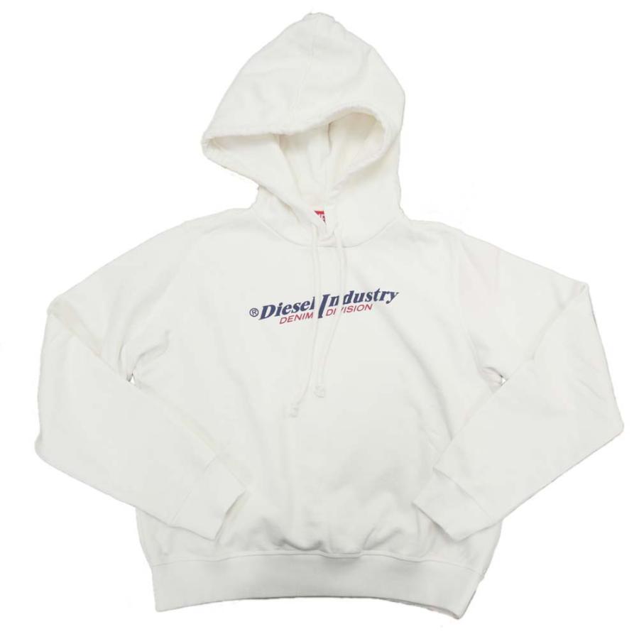 DIESEL ホワイトパーカー フレアデザイン ディーゼル DIESEL 【DIESEL】ディーゼル プルオーバー パーカー