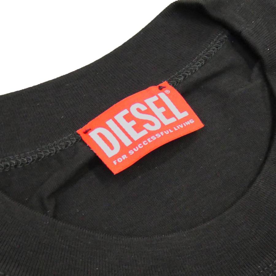 DIESEL ディーゼル　tee DIESEL ディーゼル メンズクルーネックロングTシャツ A11259