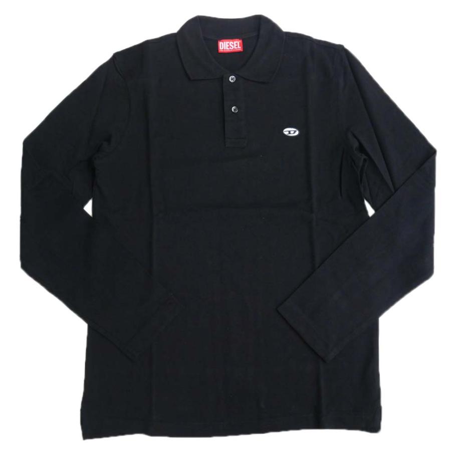 DIESEL（ディーゼル） メンズ 長袖 鹿の子 ポロシャツ A06317 0AIJR