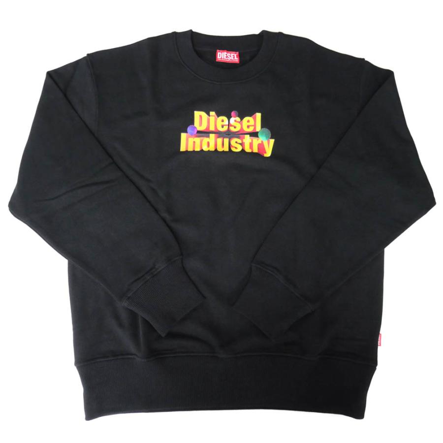 旧作お買い得セール！ DIESEL ディーゼル トレーナー メンズ コットン 綿100％ A11051 0IEAX / S-MACS-L1 ブラック DIESEL（ディーゼル） メンズトレーナー A11051 0IEAX / S-MACS-L1