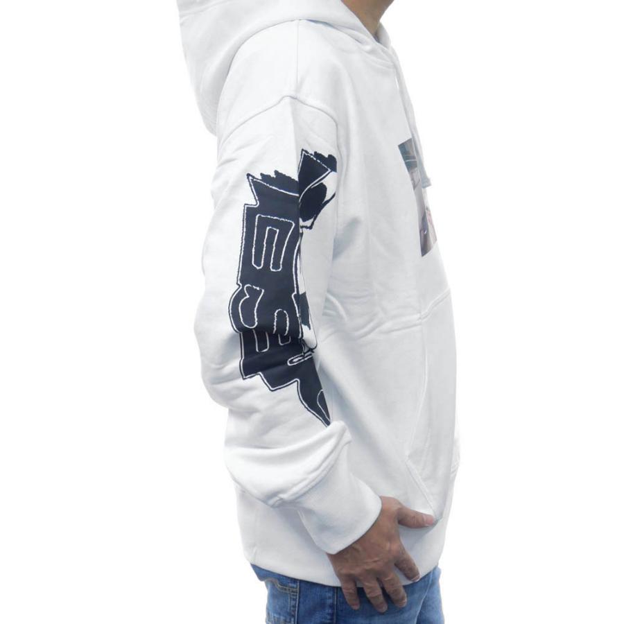 旧作お買い得セール！ DIESEL ディーゼル パーカー メンズ プルオーバー A03592 0IEAX / S-MACS-HOOD-L3 ホワイト DIESEL（ディーゼル） メンズプルオーバーパーカー A03592 0IEAX / S