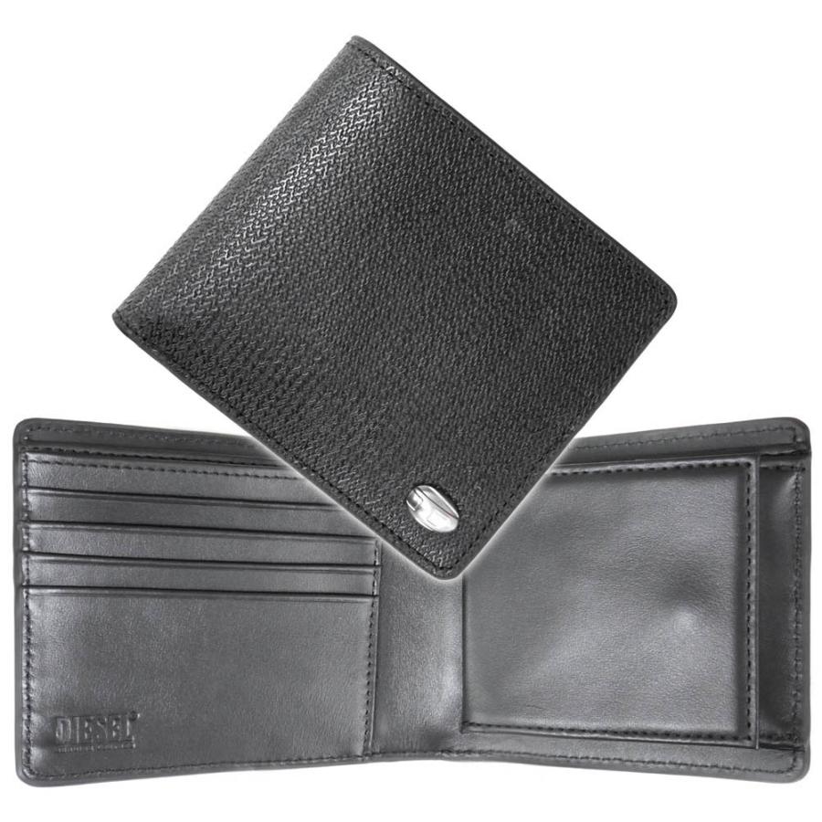 DIESEL ディーゼル メンズ二つ折り財布(小銭入れ付き) X09665 DIESEL ディーゼル メンズ二つ折り財布(小銭入れ付き) X09665