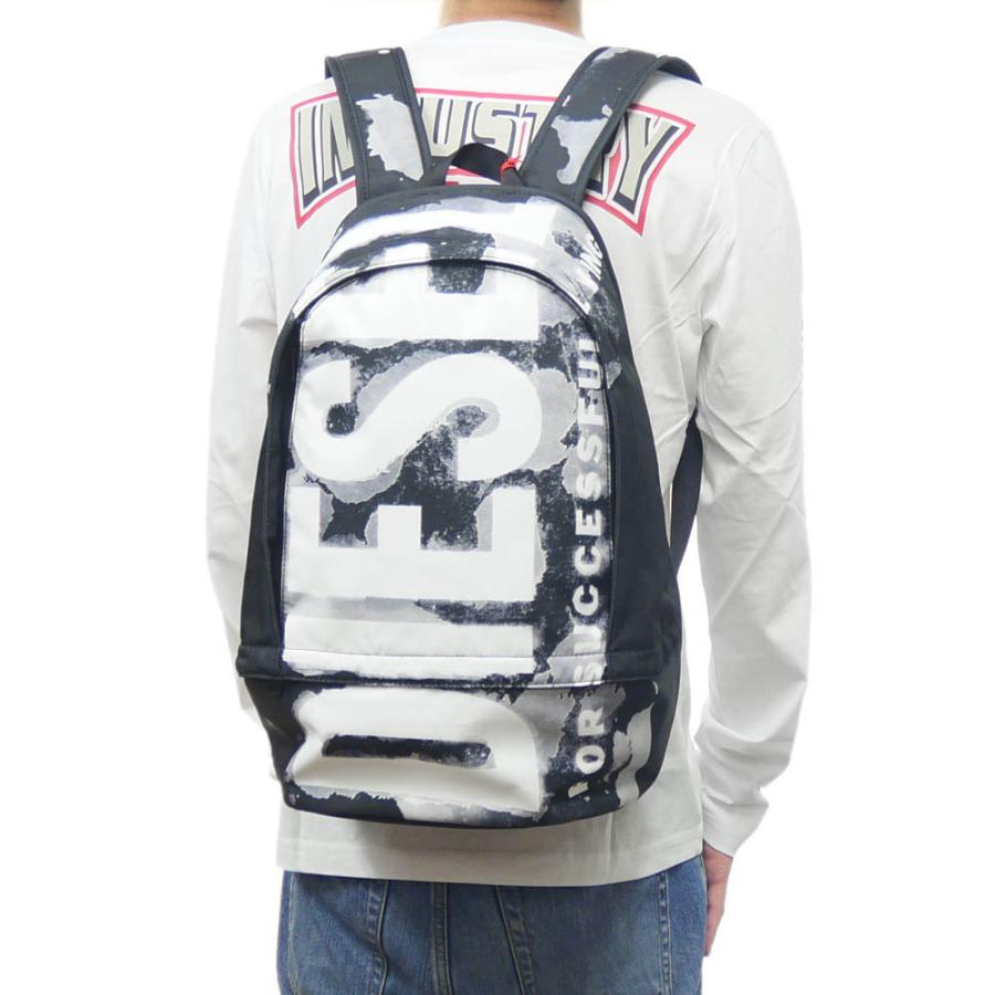 DIESEL ディーゼル メンズバックパック X09619 P5586 / RAVE BACKPACK X ブラック｜tre-style｜02