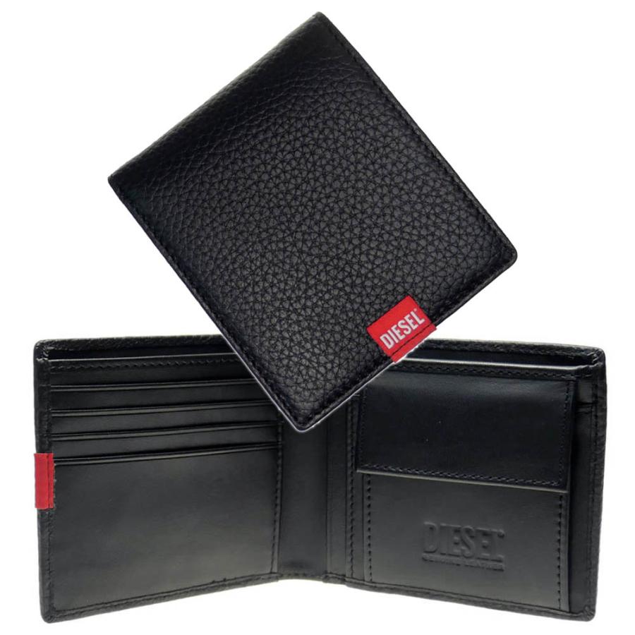 DIESEL ディーゼル メンズ二つ折り財布（小銭入れ付き） X09358 PR013