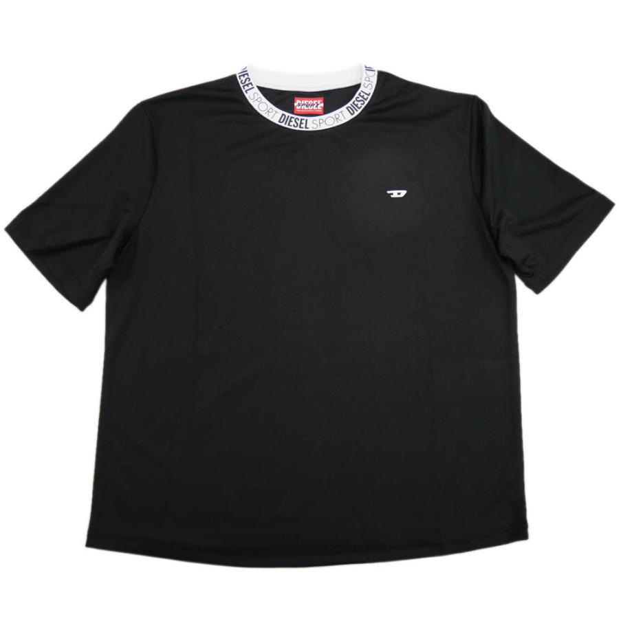 DIESEL ディーゼル レディースクルーネックTシャツ A09458 LFAT / A1WTEE-PIPER-HT-38 ブラック｜tre-style｜02