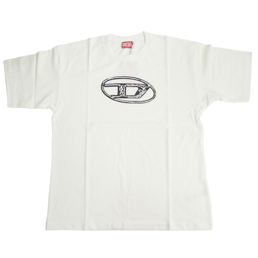 DIESEL ディーゼル T-Boxt Logo クルーネック Tシャツ DIESEL ディーゼル メンズクルーネックTシャツ A12148 0AJBE / T