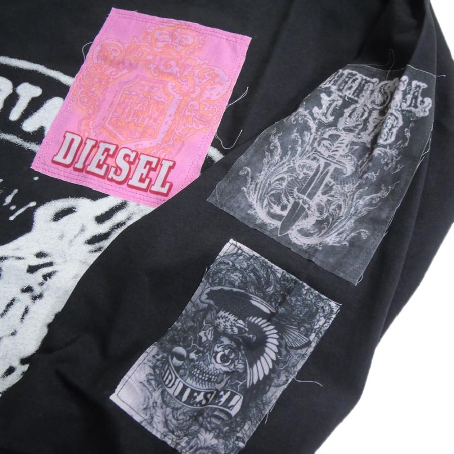 DIESEL ディーゼル メンズクルーネックロングTシャツ A14876 DIESEL ディーゼル メンズクルーネックロングTシャツ A14876