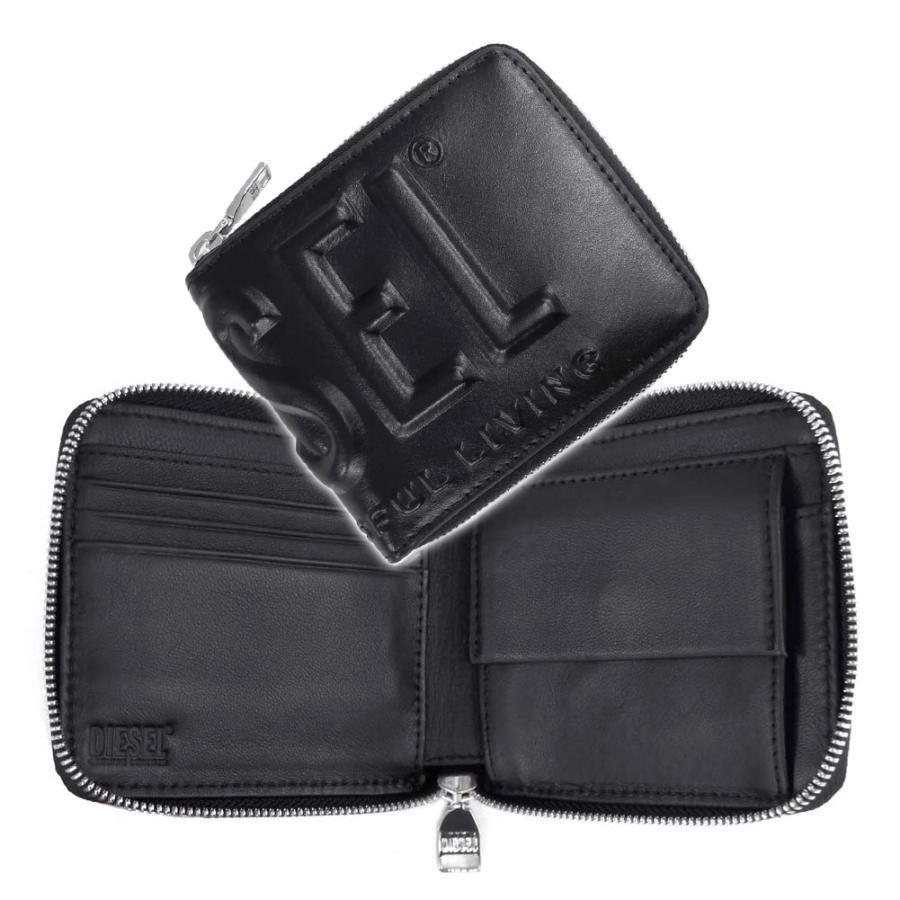 DIESEL ディーゼル メンズ二つ折り財布(小銭入れ付き) X10007 DIESEL ディーゼル メンズ二つ折り財布(小銭入れ付き) X10007