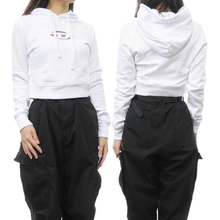 旧作お買い得セール！ DIESEL ディーゼル パーカー レディース プルオーバー A15714 0GRAC / F-SLIMMY-HOOD-OD ホワイト DIESEL（ディーゼル） レディースプルオーバーパーカー A15714 0GRAC