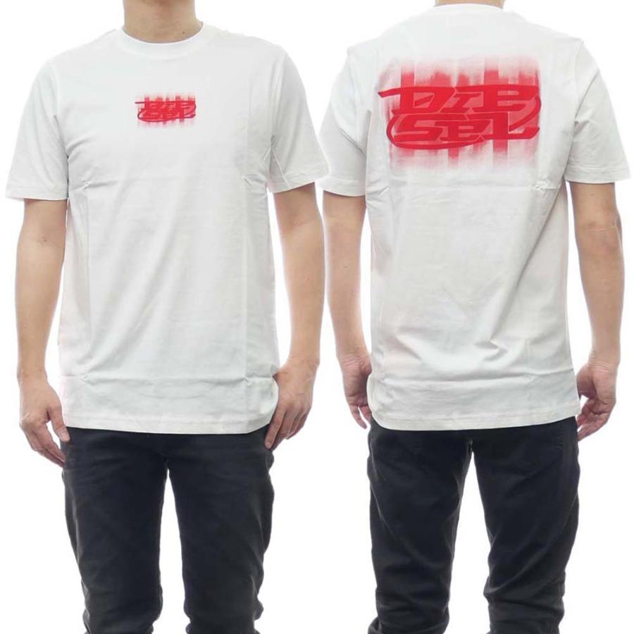 DIESEL ディーゼル メンズクルーネックTシャツ A12271 0GRAI / T