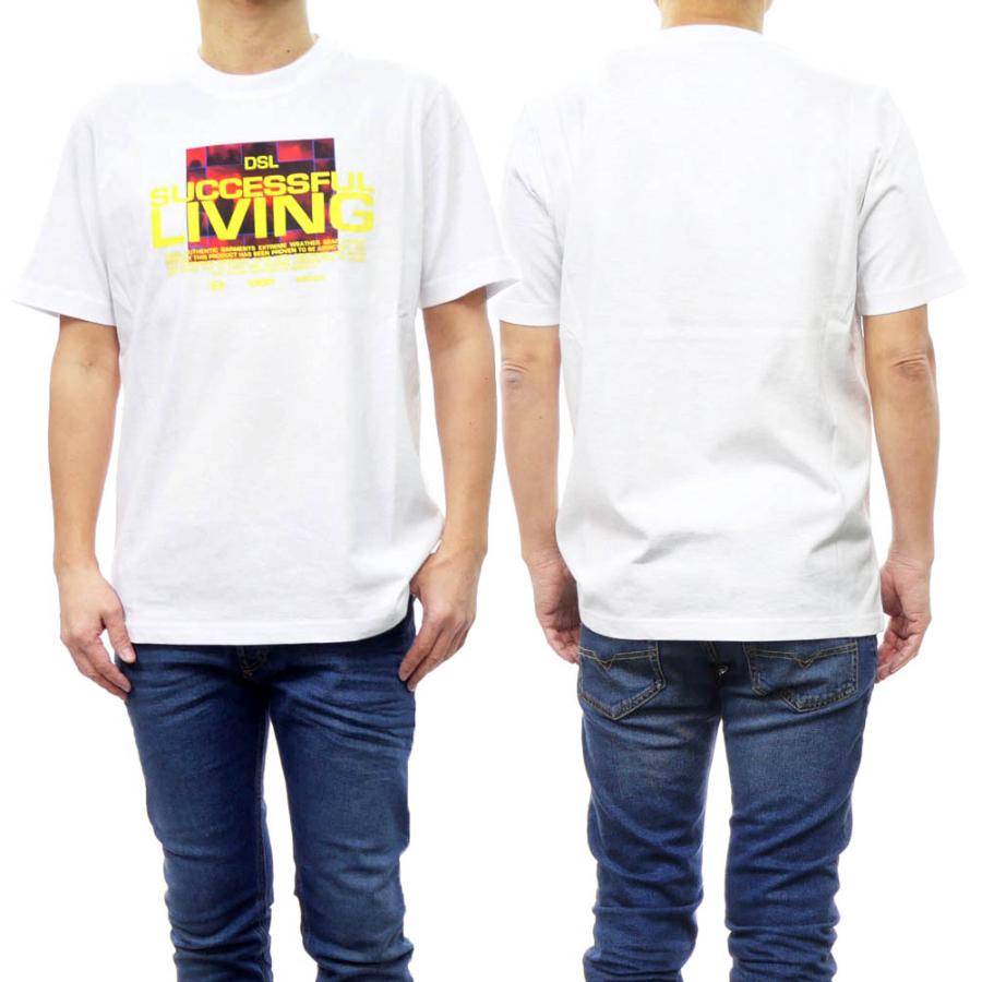 【DIESEL】Just K5 半袖 クルーネック コットン Tシャツ DIESEL ディーゼル Tシャツ カットソー 半袖 クルーネック