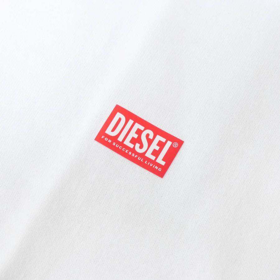 DIESEL ディーゼル メンズクルーネックTシャツ A12749 0BEAF / T-BOXT-N11 ホワイト /2024春夏新作｜tre-style｜04