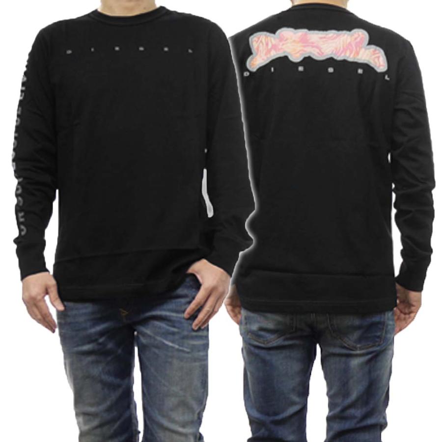 DIESEL ディーゼル メンズクルーネックロングTシャツ A12288 DIESEL ディーゼル メンズクルーネックロングTシャツ A12288