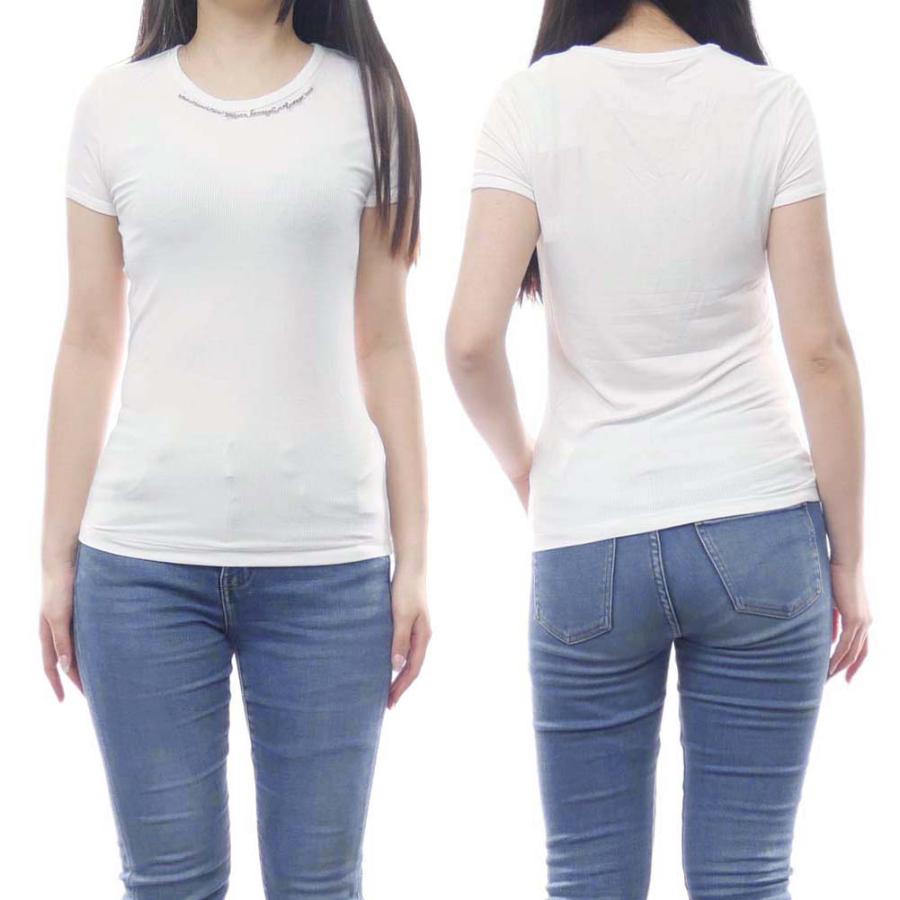 DIESEL（ディーゼル） レディースクルーネックTシャツ A12037 0BLAN