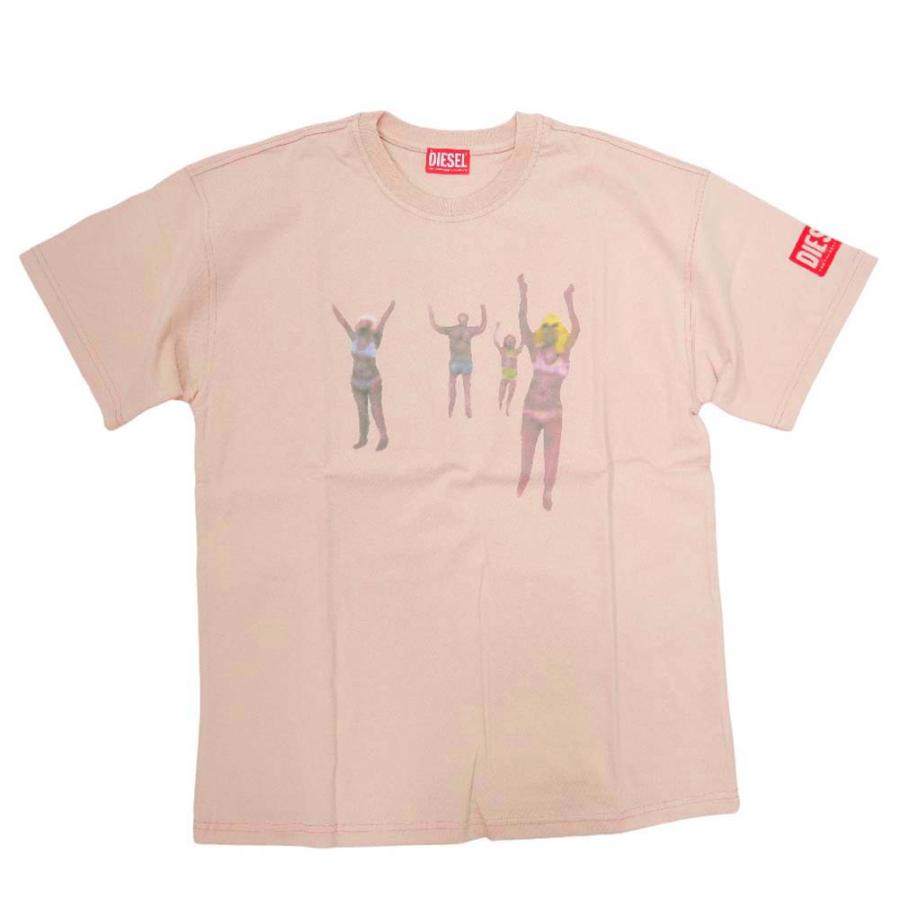 DIESEL（ディーゼル） レディース クルーネック Tシャツ A13264 0AKAK